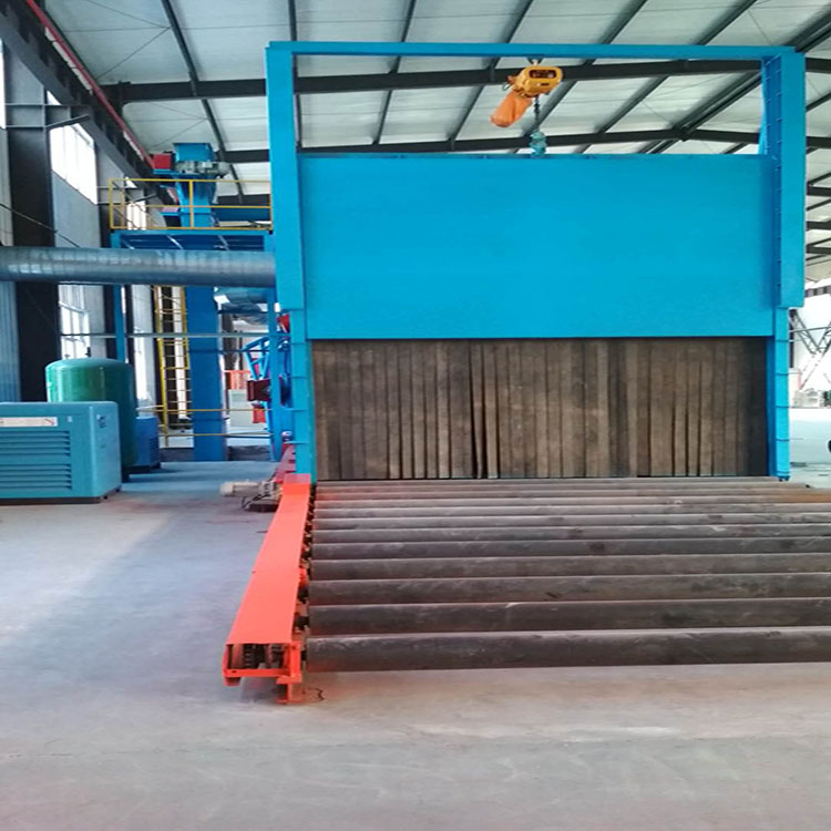 Customizable H Beam Shot Blasting Equipment - Multi-Specification Steel Structure Surface Treatment 