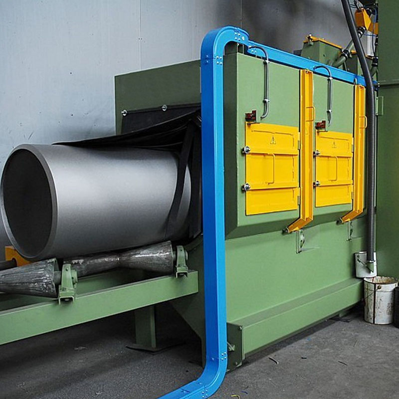 Steel Pipe Clean Shot Blasting Machine 