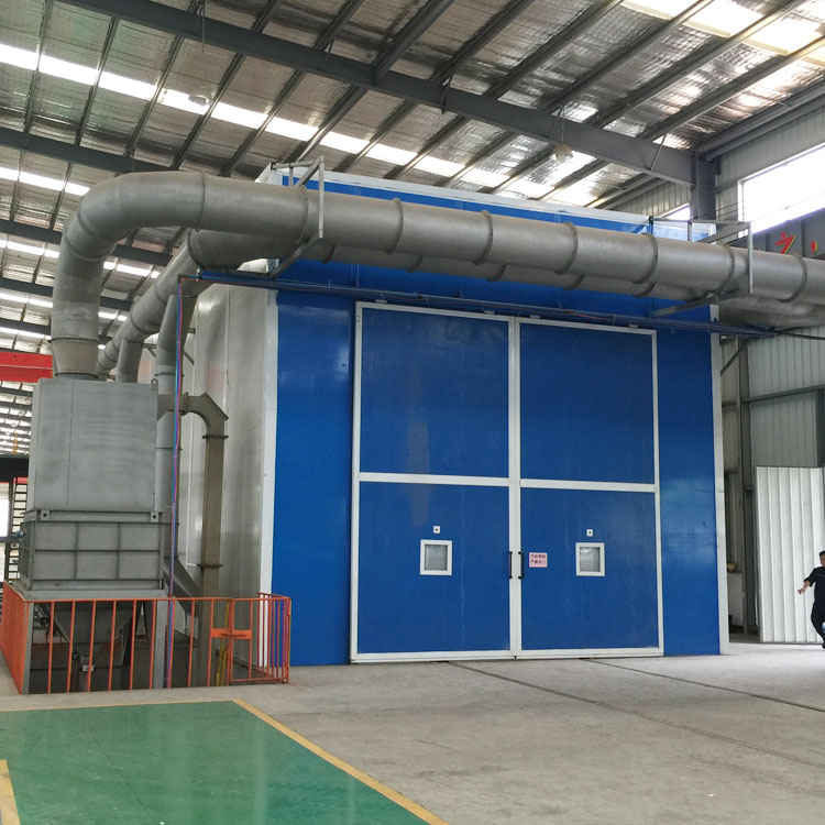 Manual Pneumatic Blasting Room With Complete Abrasive Recovery System 