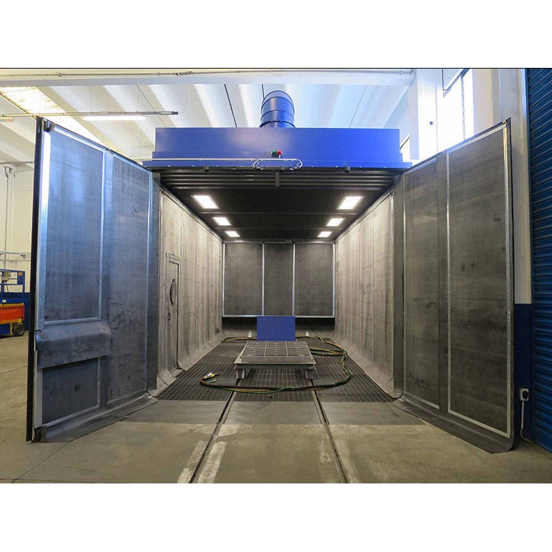 Sandblasting Room for Trolley Cleaning 