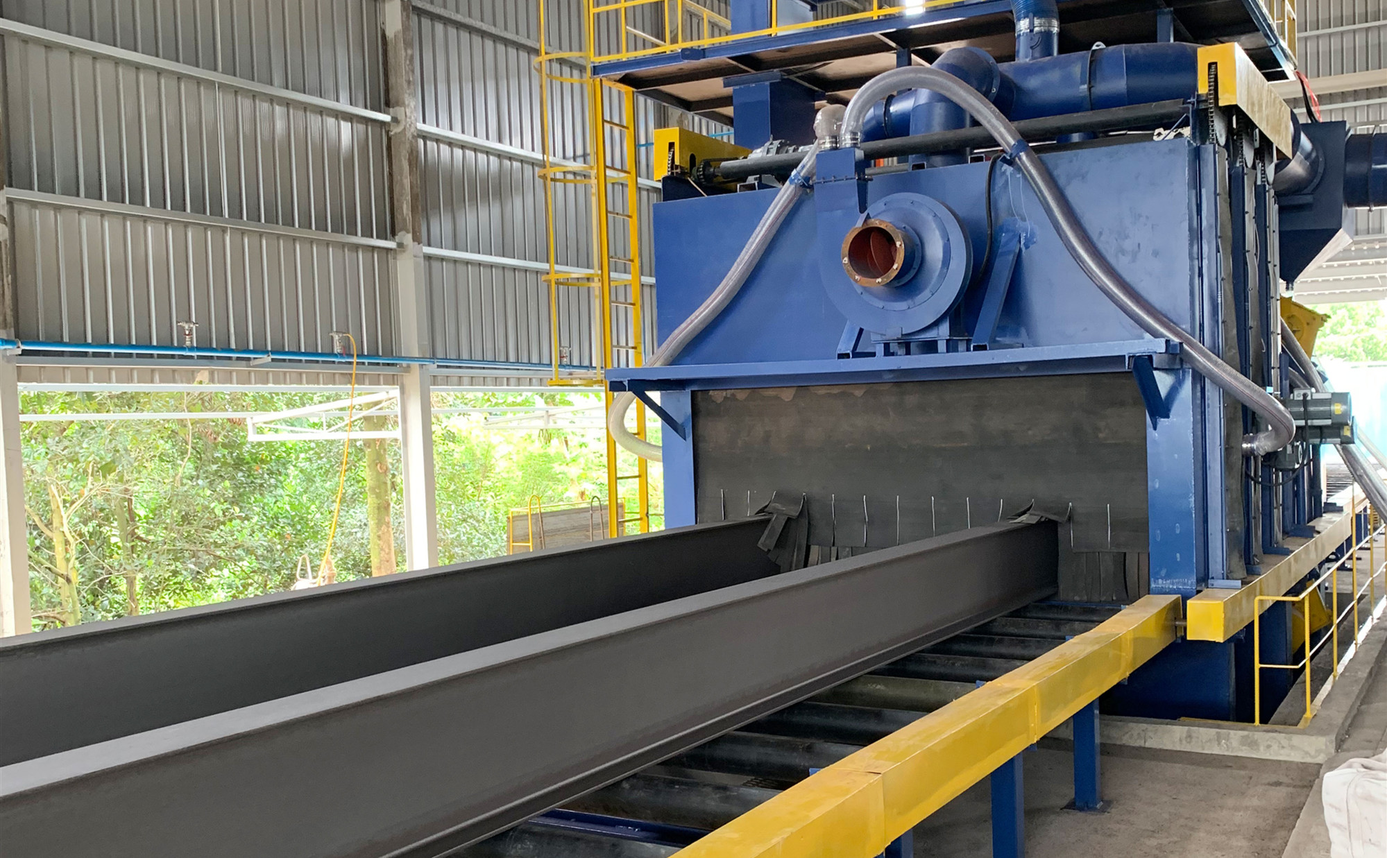 Roller Conveyor Shot Blasting Machine 